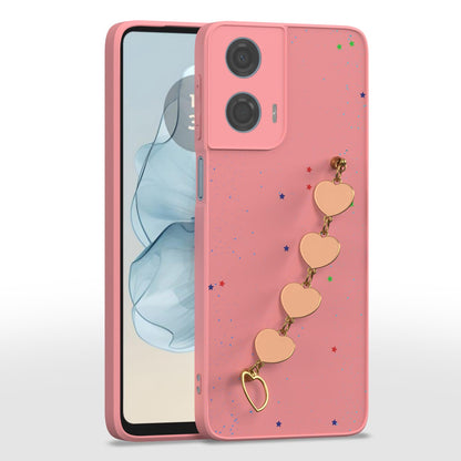 Pikkme pink Chain phone cover for Moto G24 Power