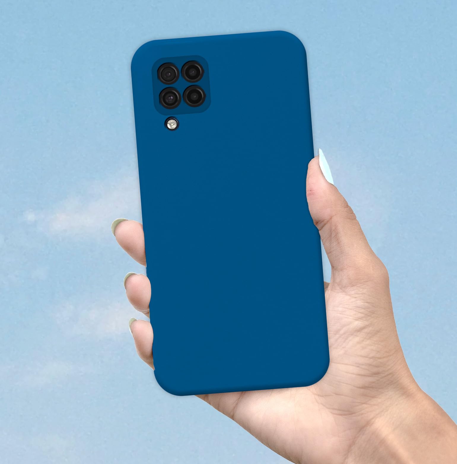 Pikkme Samsung M32 4G/M32 Prime/F22 4G blue mobile back cover – photo 6