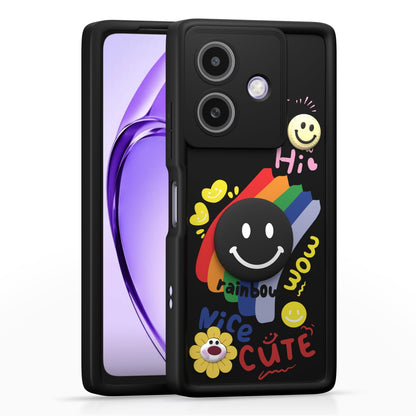 Pikkme Oppo A3x 5G/A3x 4G/A3 5G Soft Silicone black phone cover