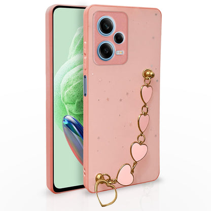 Pikkme Redmi Note 12 5G Chain pink mobile cover