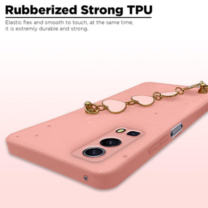 Pikkme iQOO Z3 5G Chain Back Cover (Pink)