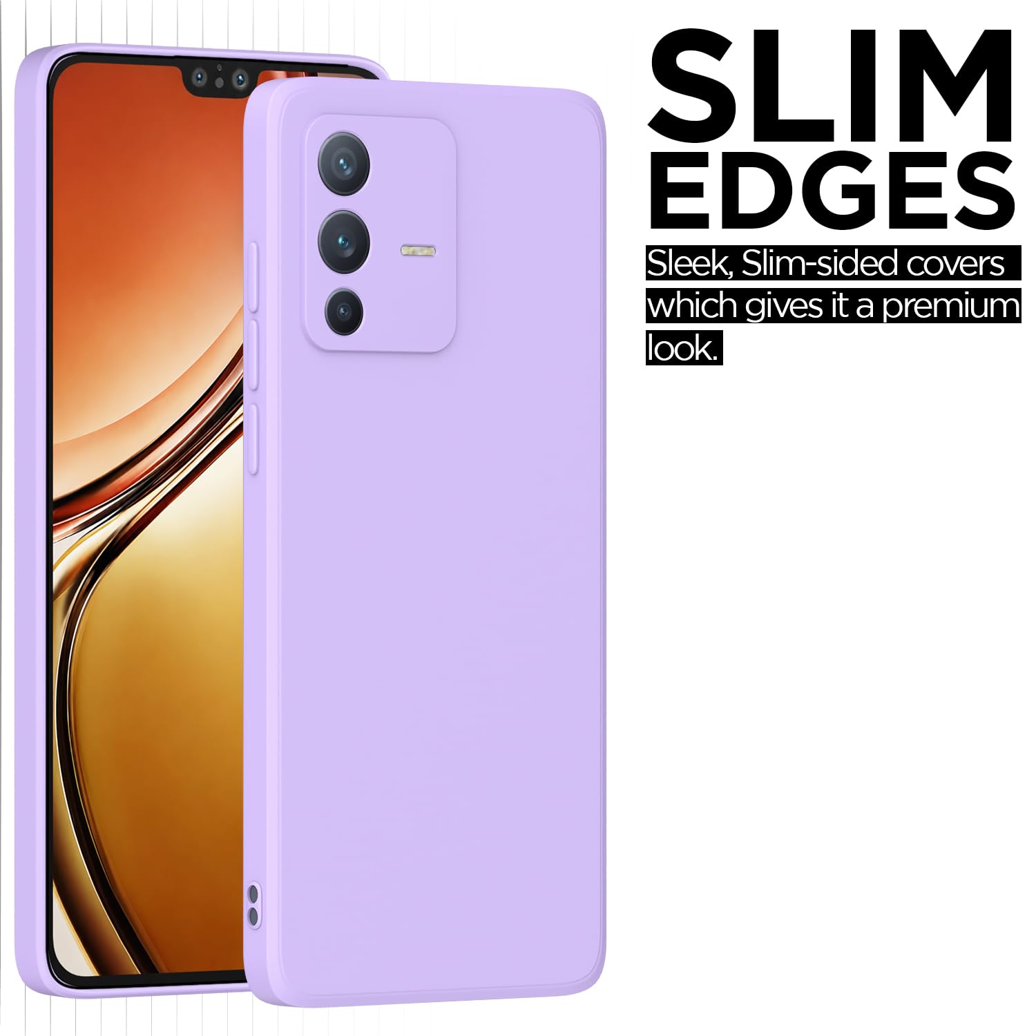 Pikkme Vivo V23 5G purple back cover – photo 6