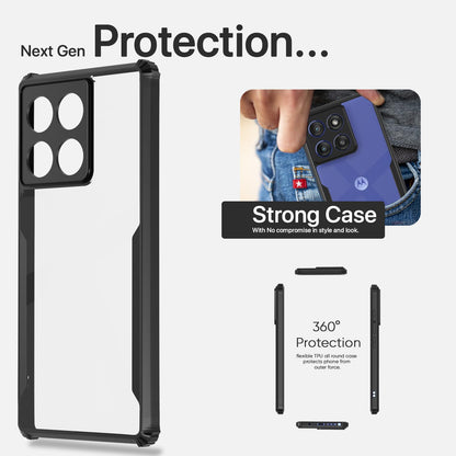 Pikkme Motorola Moto Edge 60 Stylus 5G Eagle Back Cover (Blue)