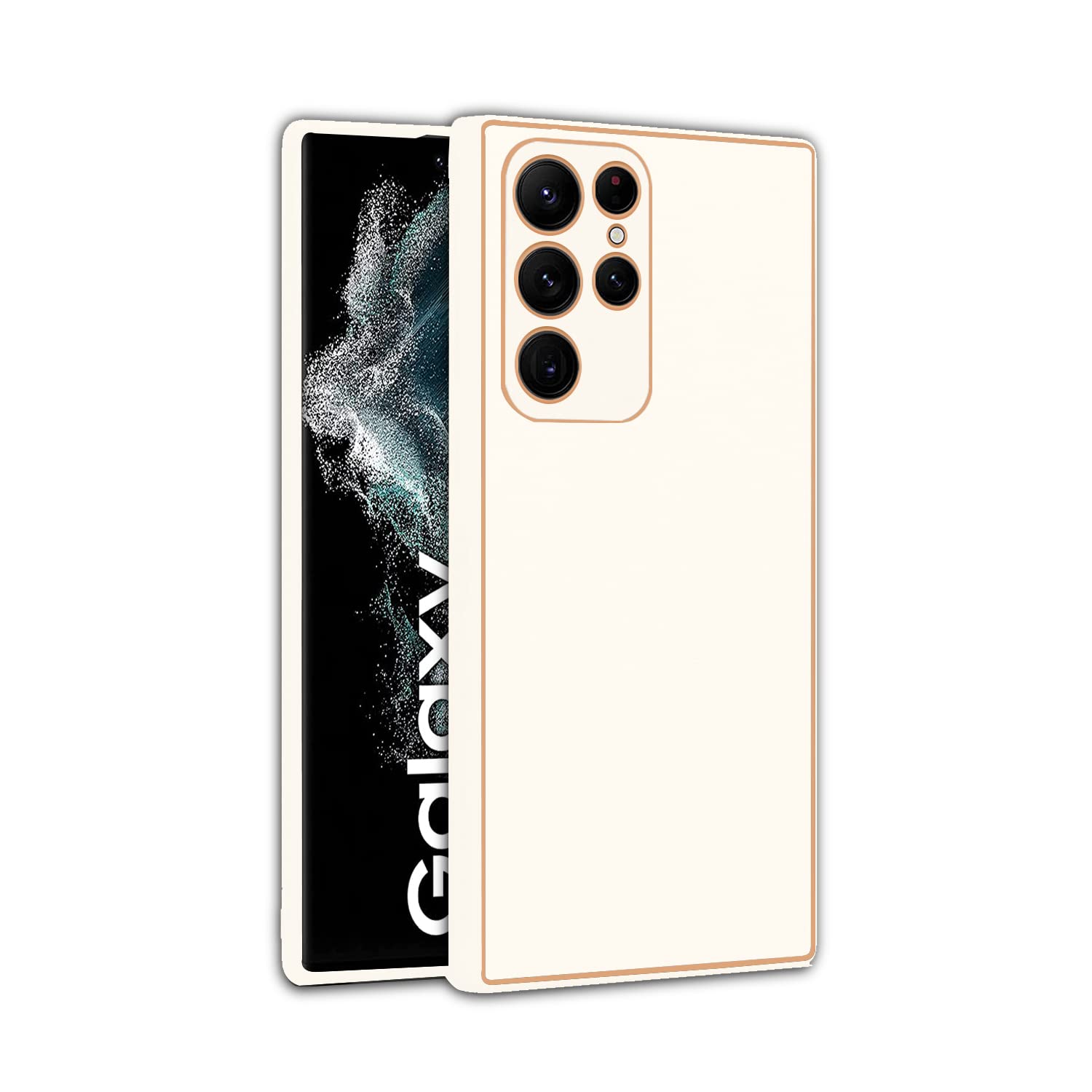 White Chrome back cover for Samsung S22 Ultra 5G – Pikkme