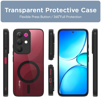 Realme Narzo 90X/C85/15X 5G MagSafe mobile back cover in black mag-safe by Pikkme – photo 2