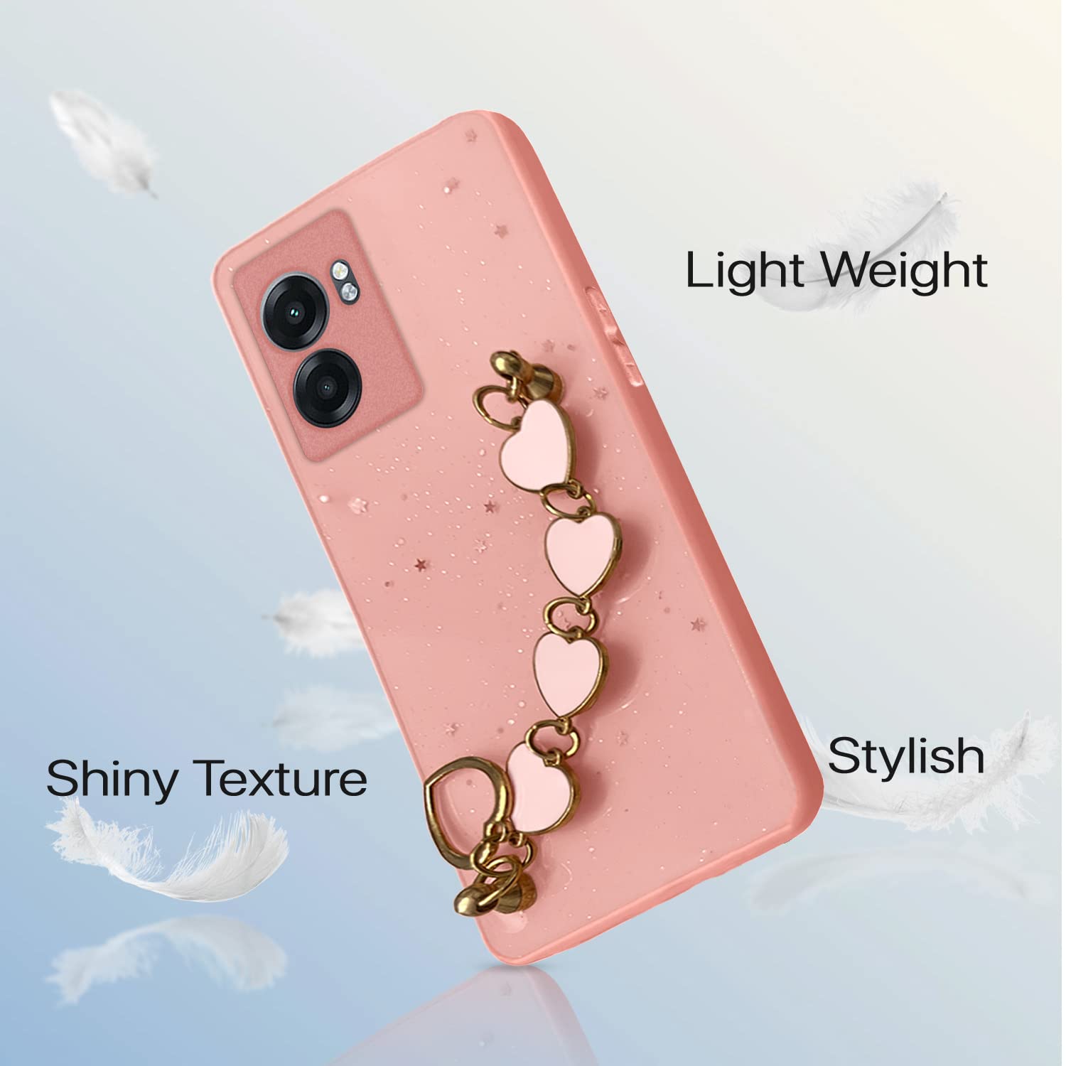 Pikkme Realme Narzo 50/Oppo K10 5G pink mobile cover – photo 5