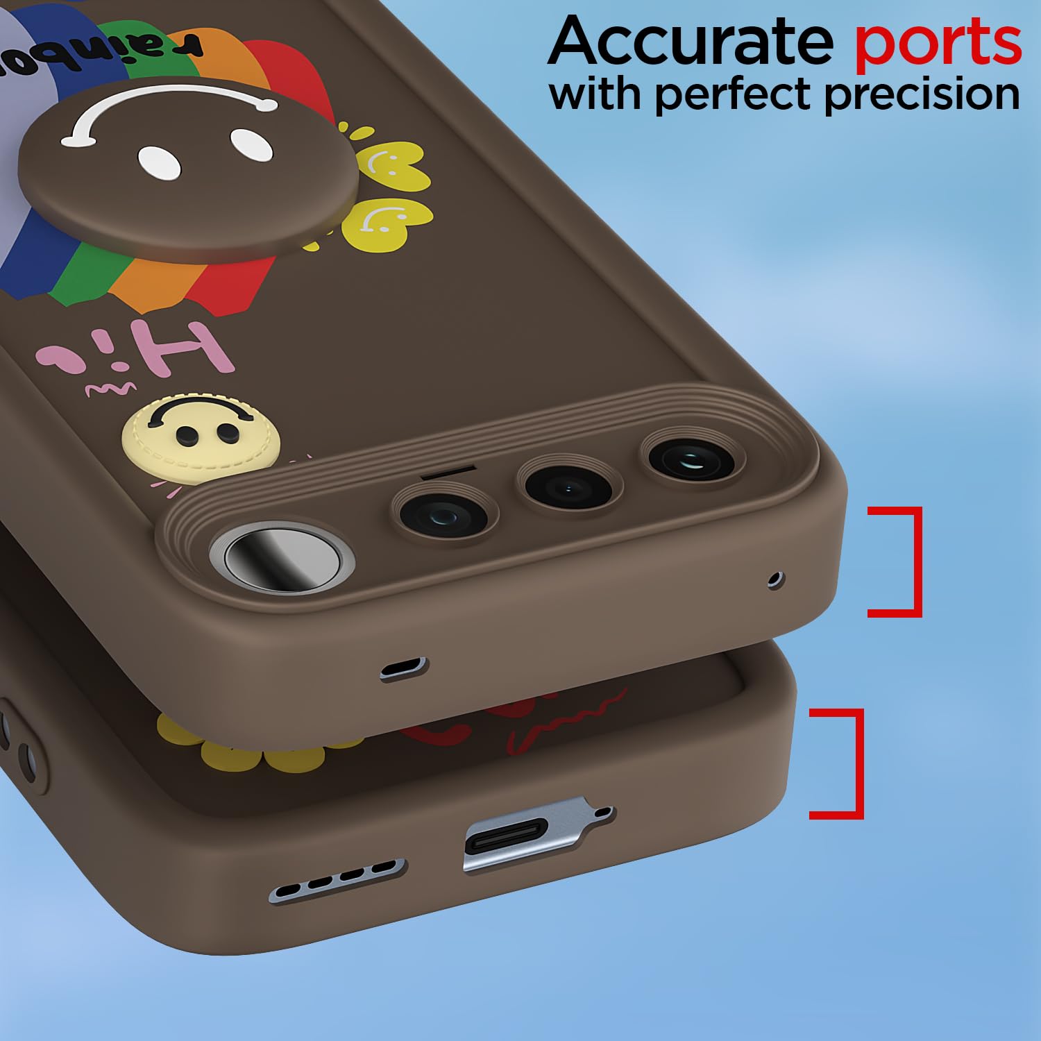 Brown Soft Silicone back cover for Realme 16 5G – Pikkme – photo 4