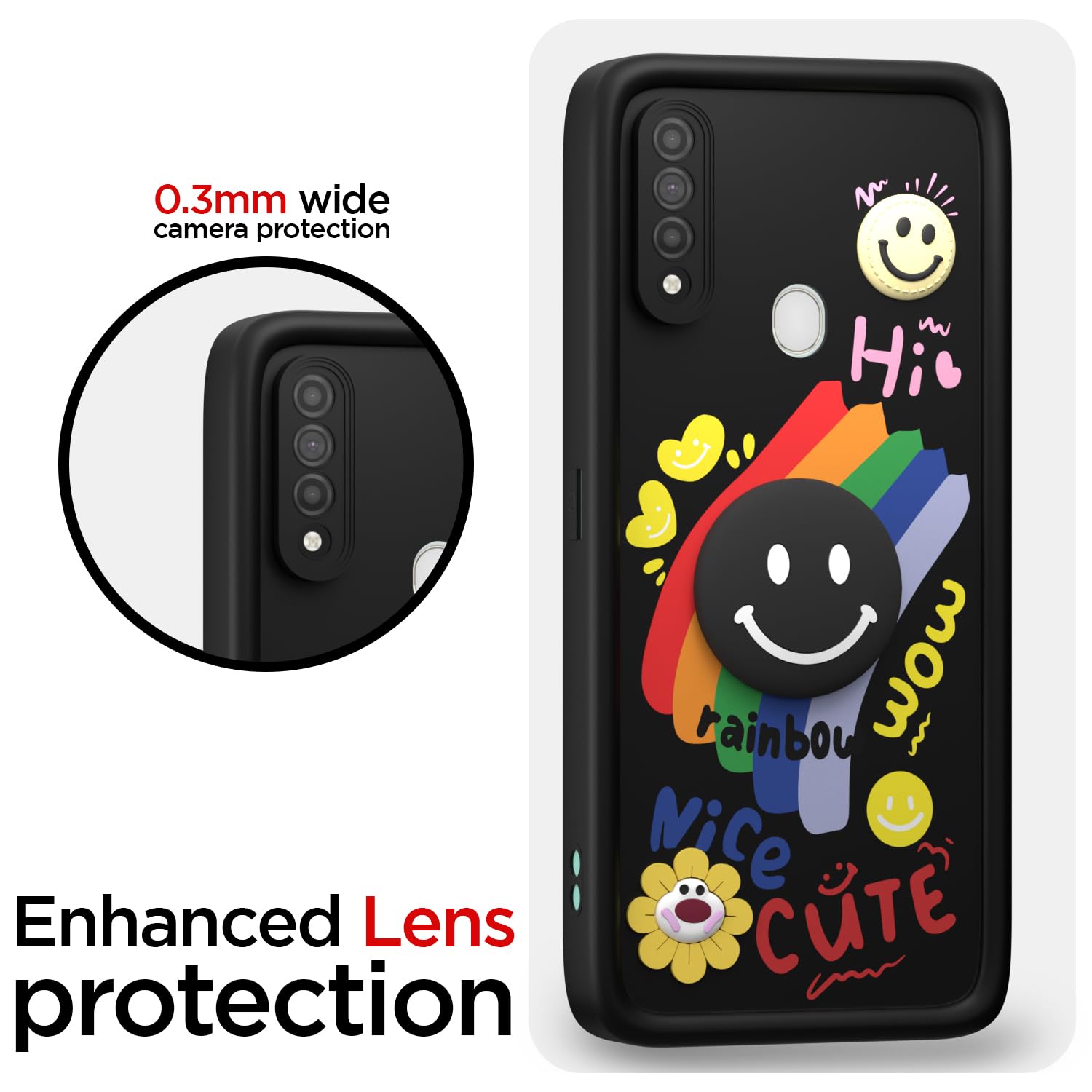 Pikkme black Soft Silicone mobile back cover for Oppo A31 – photo 5