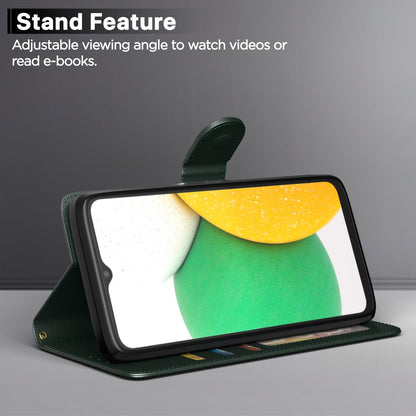 Samsung A03 Core mobile flip cover in green by Pikkme – photo 3