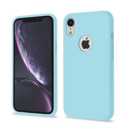 Pikkme iPhone XR Soft Silicone sea blue back cover
