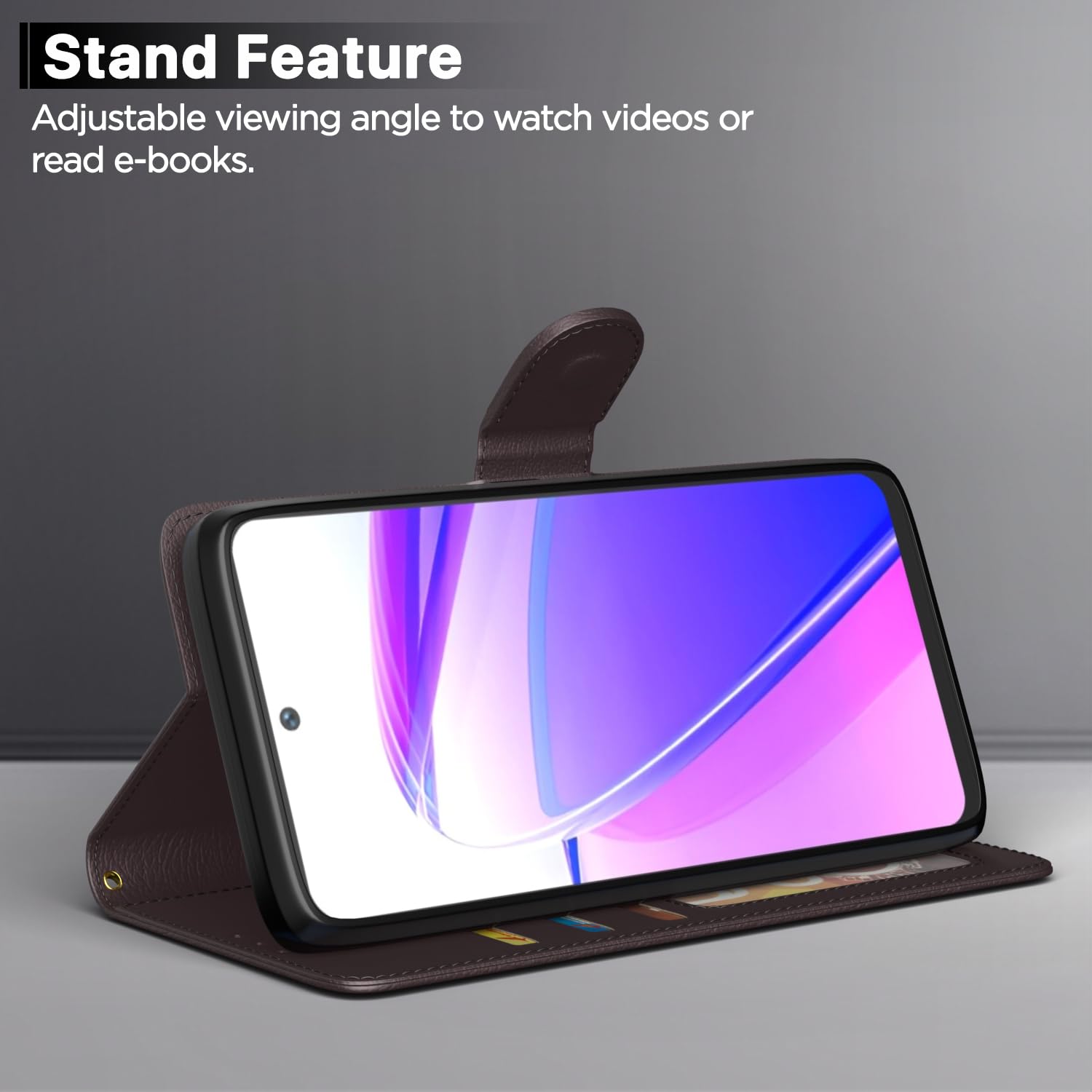 Pikkme coffee Wallet mobile flip cover for Itel P55 5G – photo 3