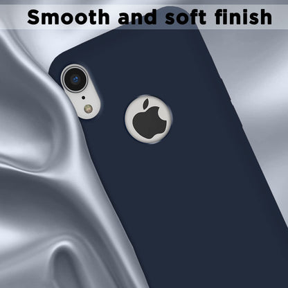 Dark blue Soft Silicone mobile cover for iPhone XR – Pikkme – photo 7