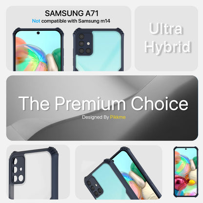 Samsung A71 mobile back cover in blue by Pikkme – photo 3