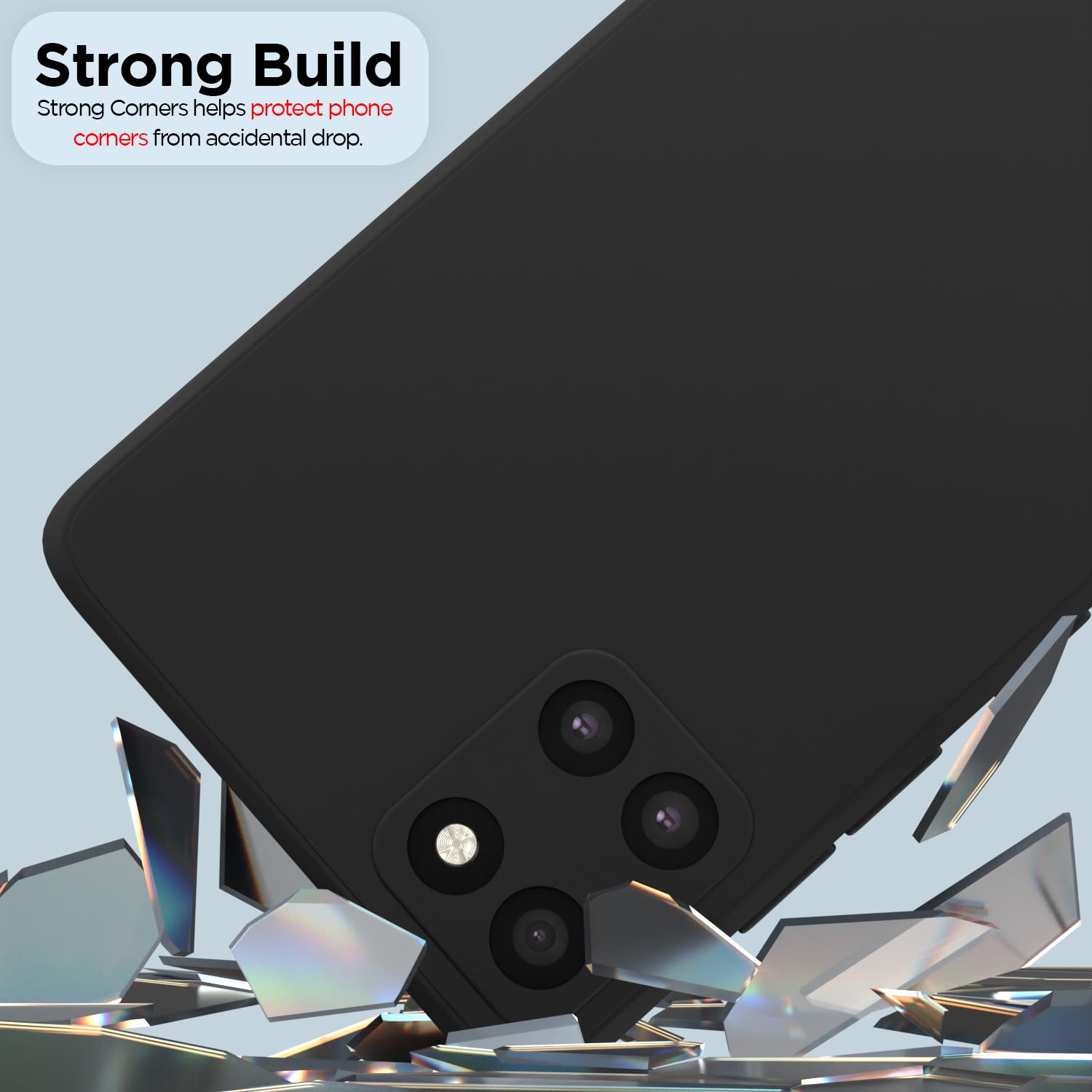 Samsung Note 10 Lite Liquid Silicone mobile cover in black by Pikkme – photo 5