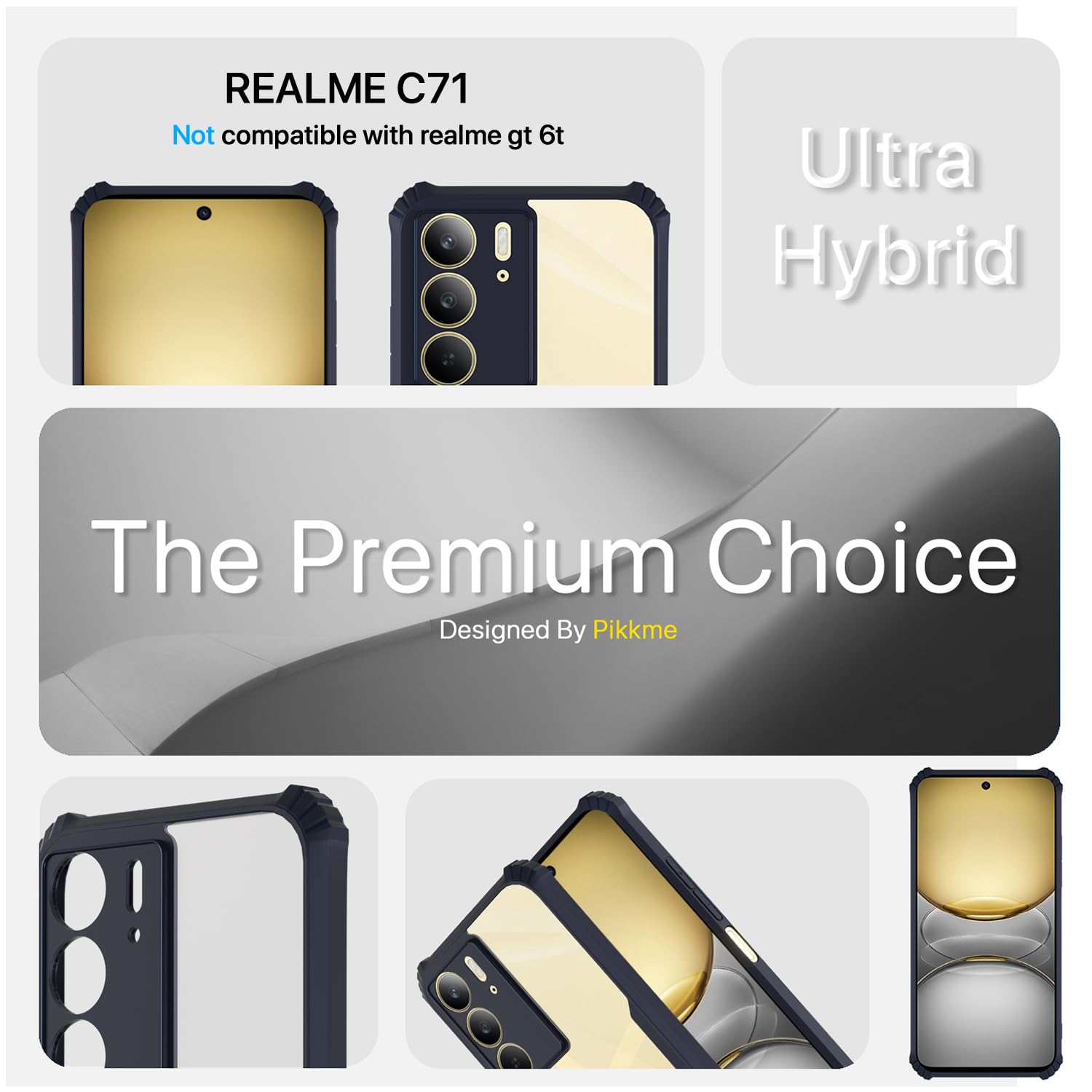 Pikkme blue phone cover for Realme C71 Ultra – photo 2