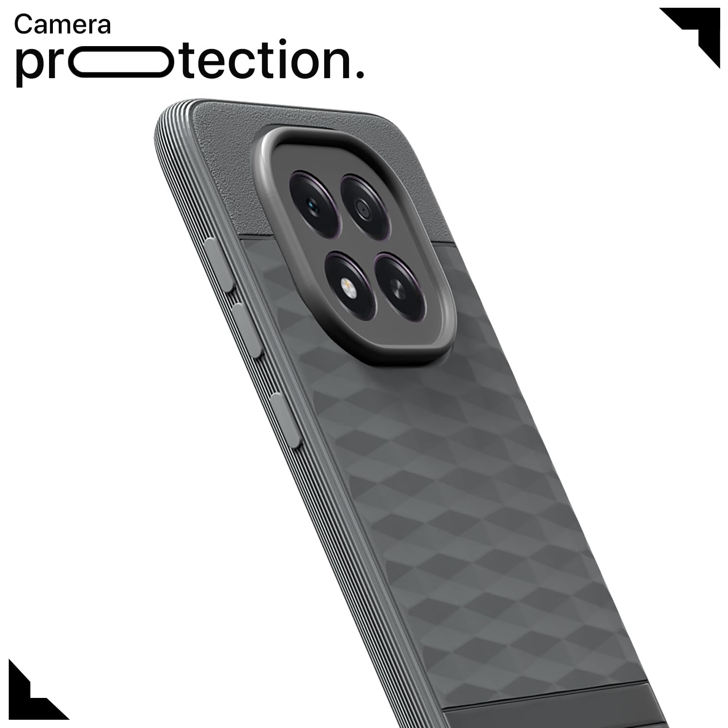 Pikkme grey Silicone mobile cover for Oppo F29 5G – photo 5