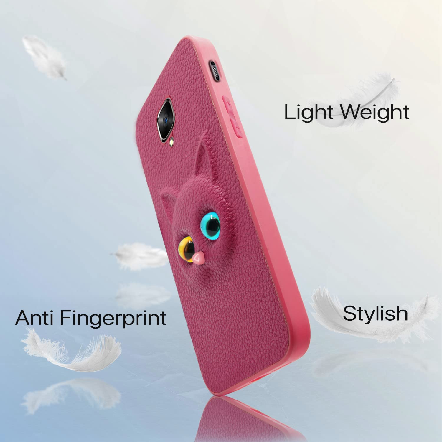 Pink Cat phone cover for OnePlus 3/3T – Pikkme – photo 5