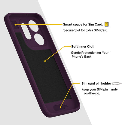Pikkme purple back cover for Oppo Reno 16 5G – photo 6