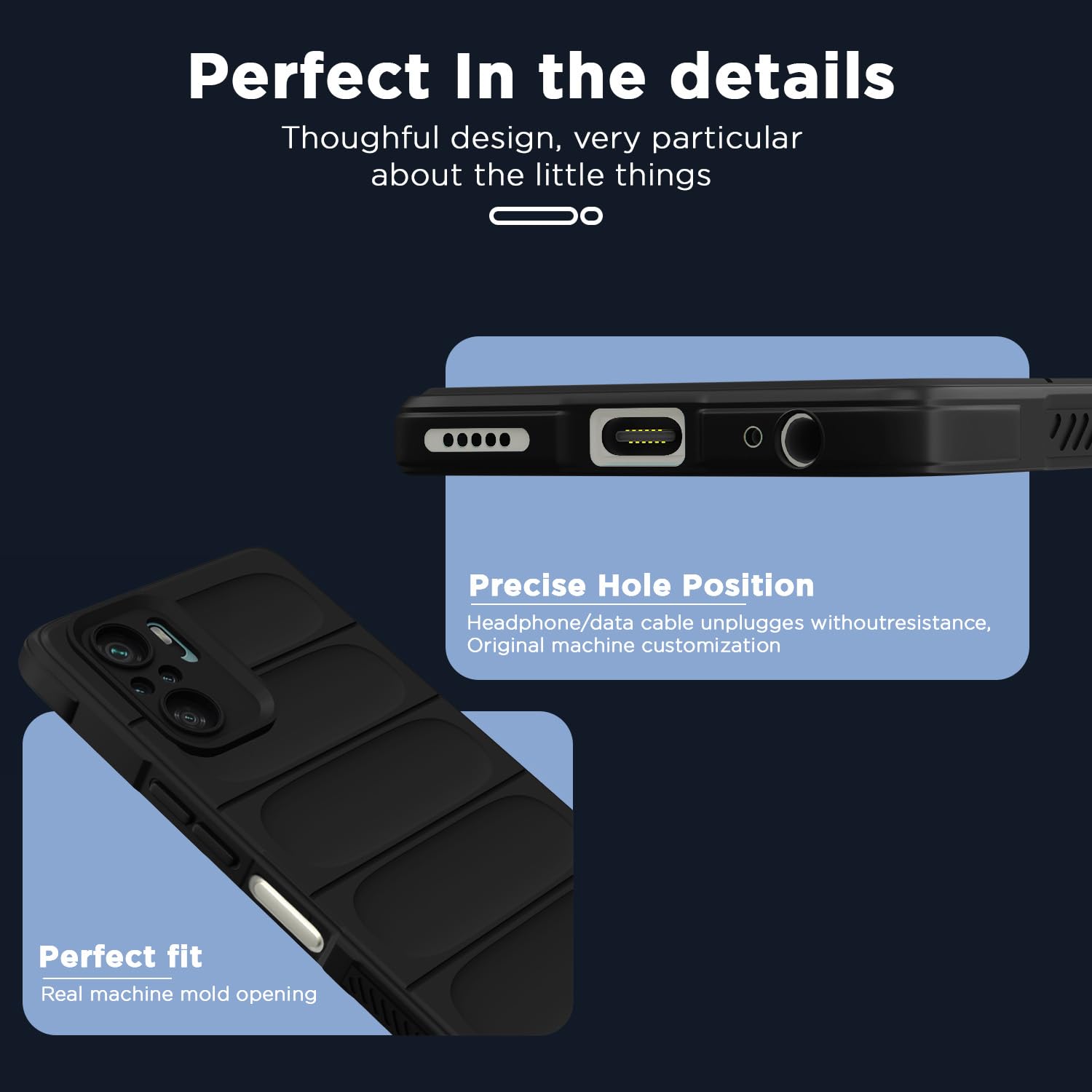 Black Liquid Silicone mobile back cover for Redmi Note 10 4G/Note 10S – Pikkme – photo 5