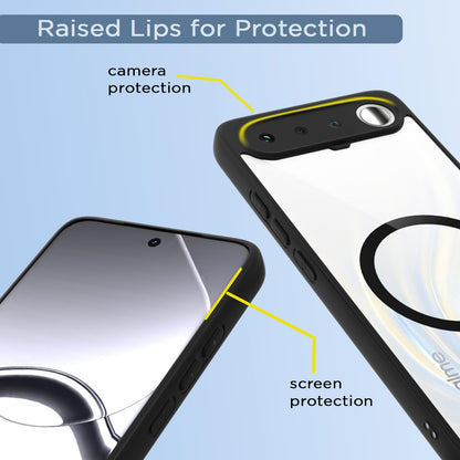 Pikkme Realme 16 5G black mag-safe back cover – photo 4