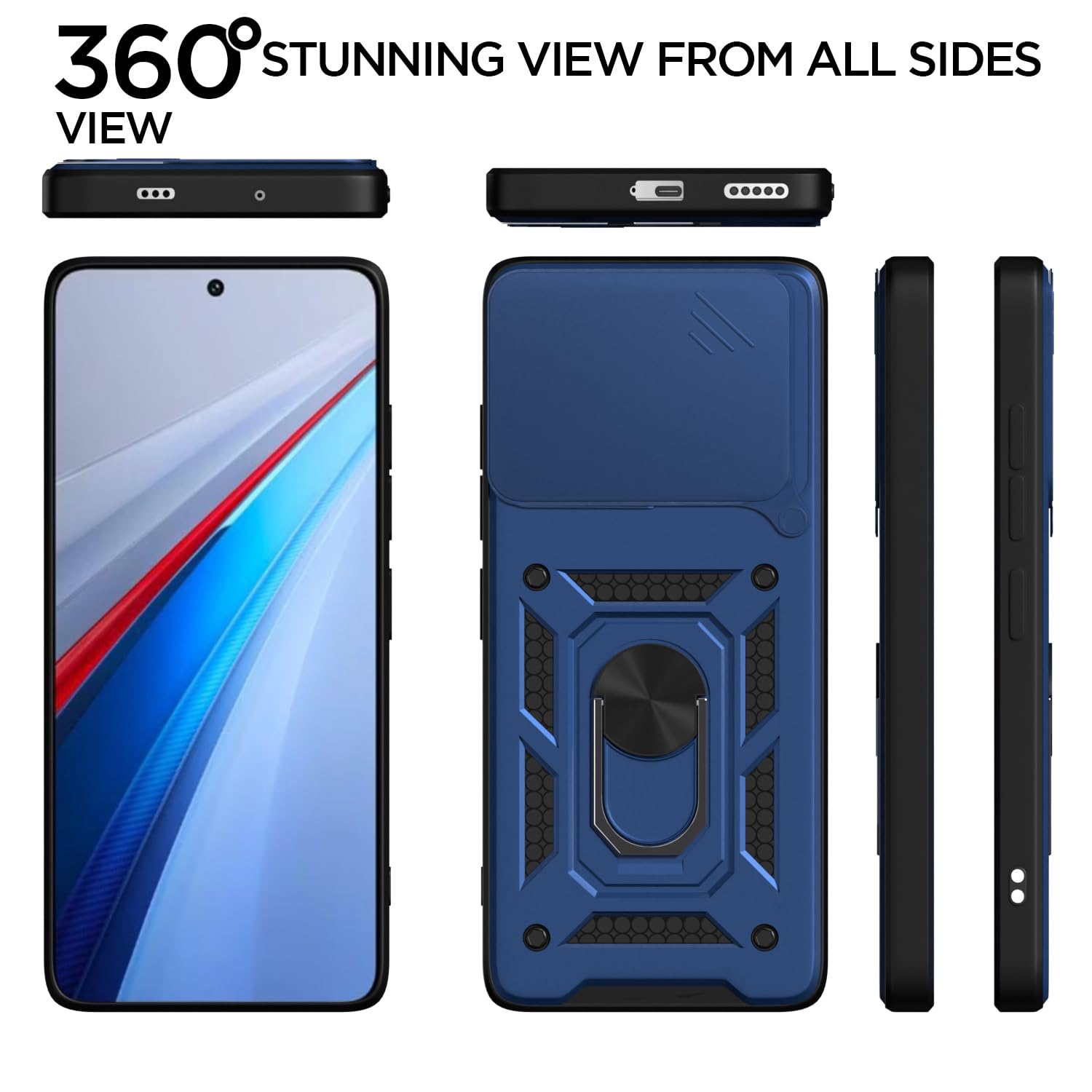 iQOO 13 5G D10 Camera Shield mobile cover in blue by Pikkme – photo 5