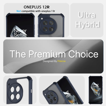 Pikkme blue Hybrid back cover for OnePlus 12R 5G – photo 2