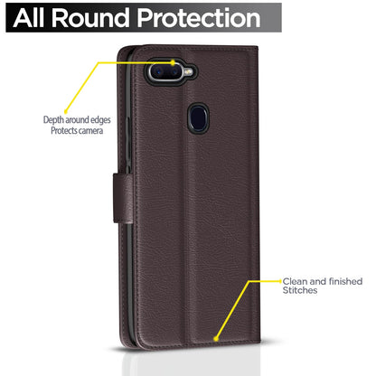 Coffee flip cover for Oppo F9/F9 Pro/A5/A5s/A7/A11k/A12/Realme 2/2 Pro/Realme U1 – Pikkme – photo 4