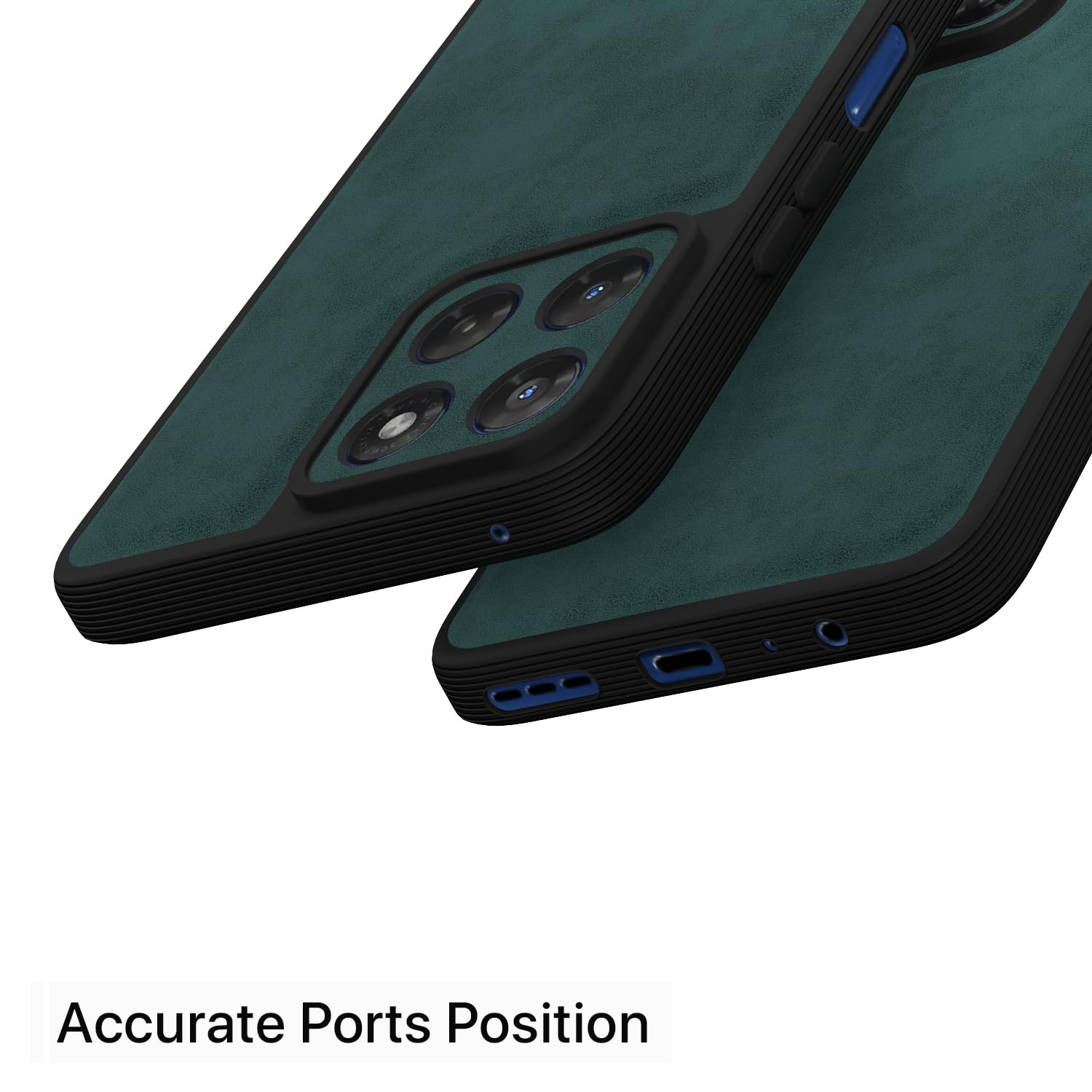 Green Leather phone cover for Moto G37 5G – Pikkme – photo 4