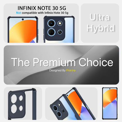 Pikkme Infinix Note 30 5G blue mobile back cover – photo 3