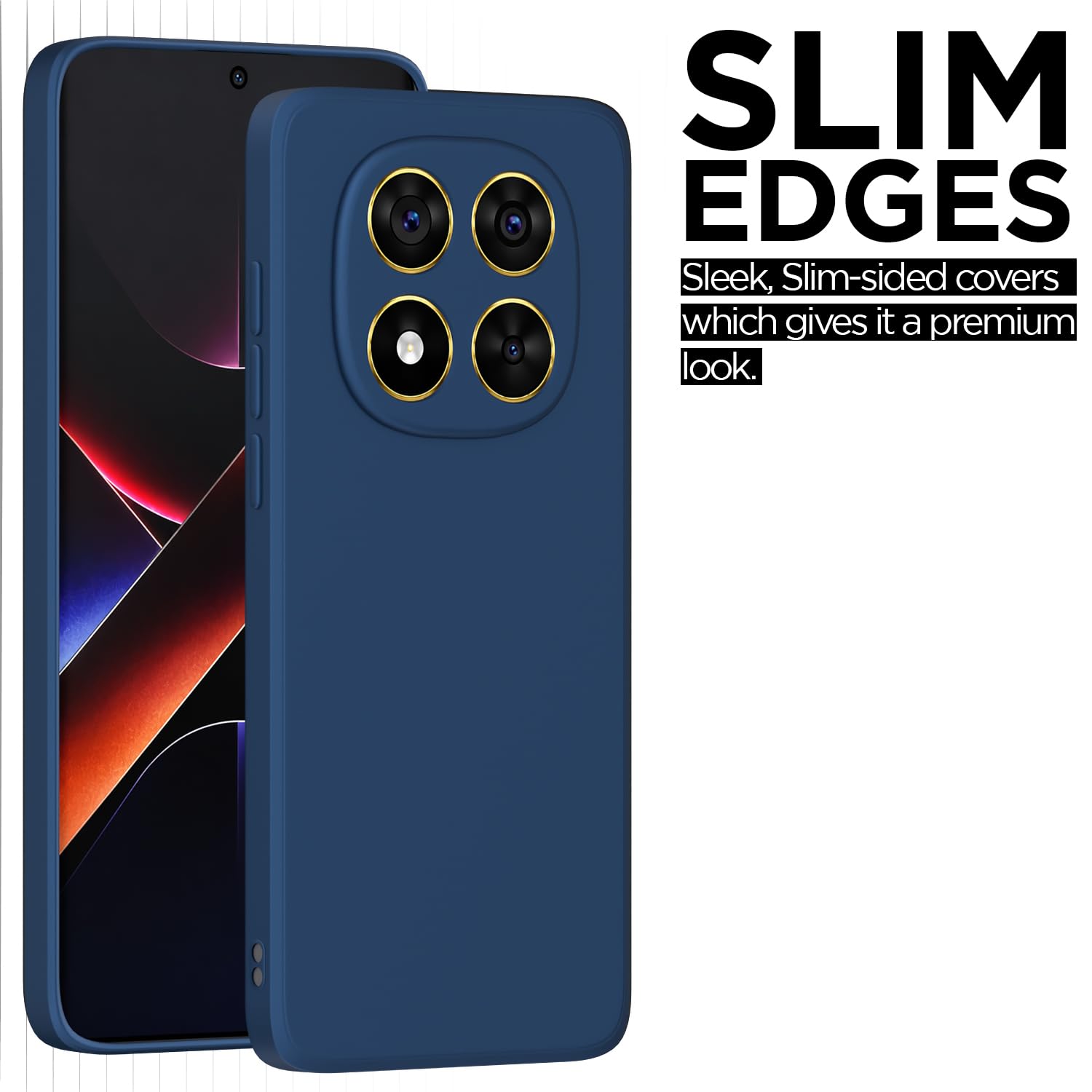 Pikkme Poco X7 5G blue back cover – photo 6