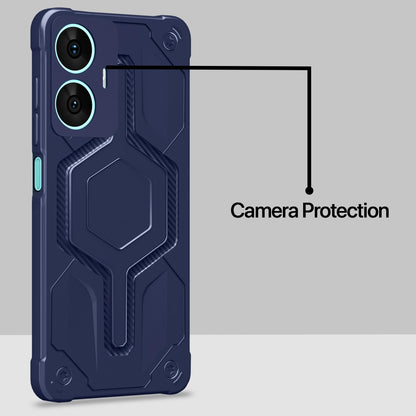 Realme C55/Narzo N55 Hybrid mobile back cover in blue by Pikkme – photo 3