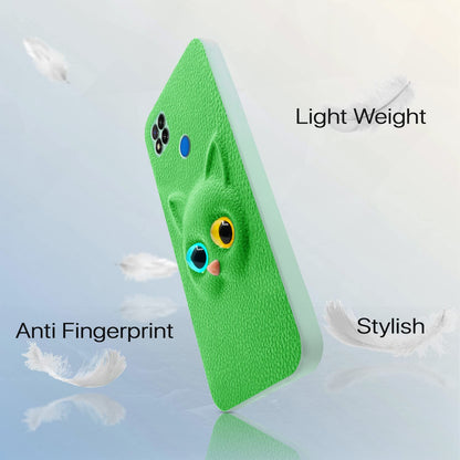 Pikkme green Cat back cover for Redmi 10A/9/9C, Poco C31 – photo 5