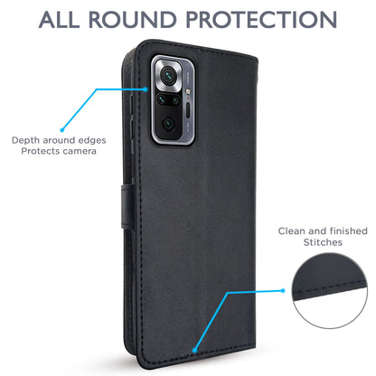 Pikkme Redmi Note 10 Pro/Note 10 Pro Max Wallet black wallet flip cover – photo 4