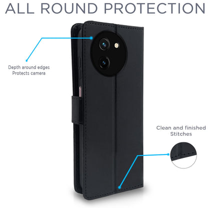 Pikkme Vivo T3x/Y200i 5G black mobile flip cover – photo 4