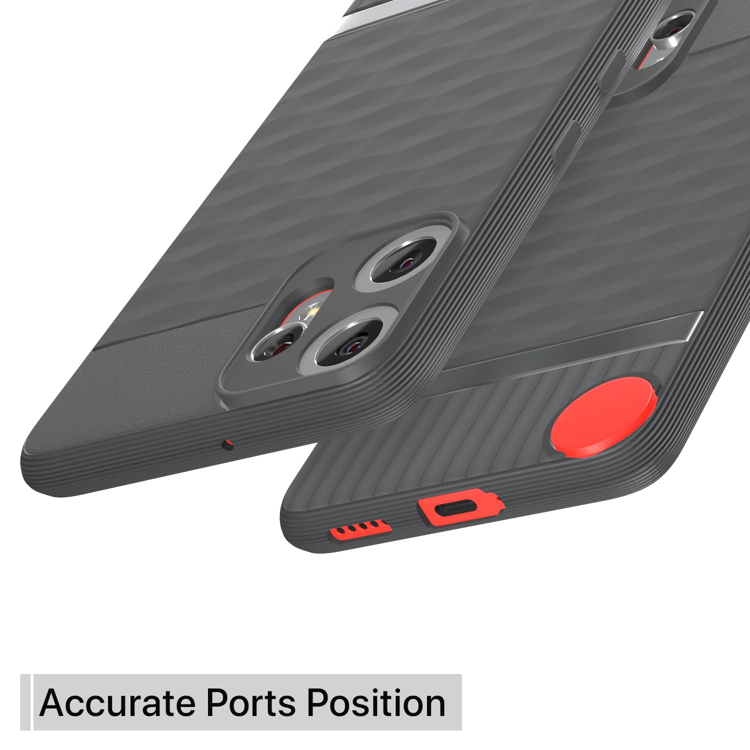 Pikkme CMF by Nothing Phone 2 Pro 5G Gencase Back Cover (Grey)