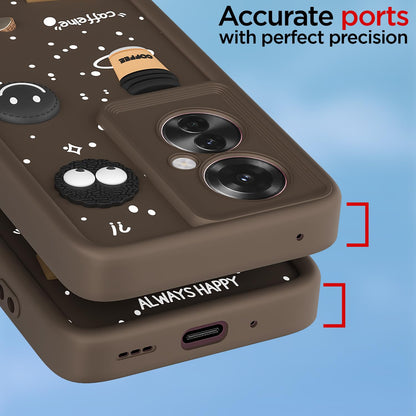 Pikkme Oppo F25 Pro 5G/3D brown mobile cover – photo 4