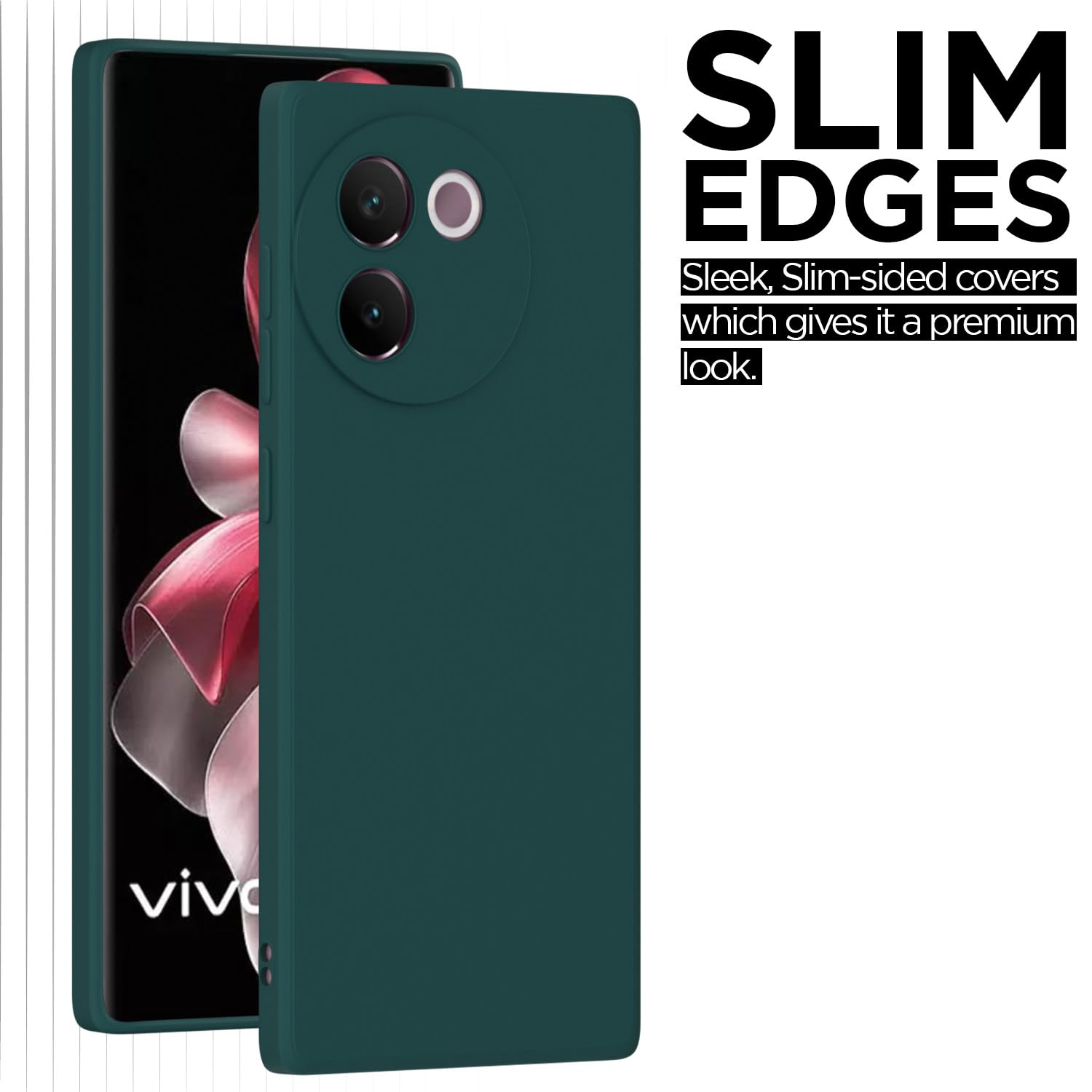 Vivo V30e 5G back cover in green by Pikkme – photo 7