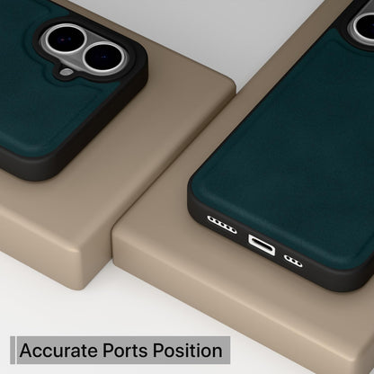 iPhone 16 Leather phone cover in green by Pikkme – photo 5