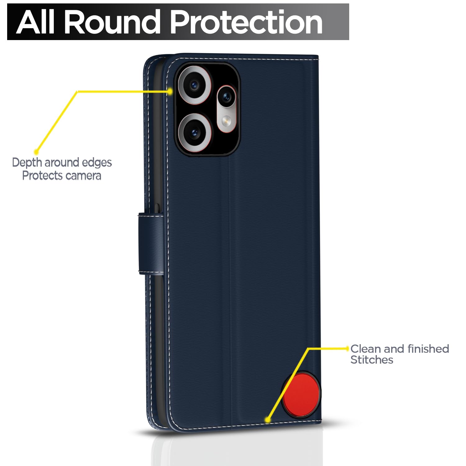 Pikkme blue flip case for CMF Phone 2 Pro 5G – photo 4