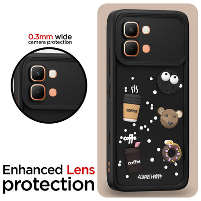 Pikkme Infinix Note Edge 5G/3D Silicone black phone cover – photo 5