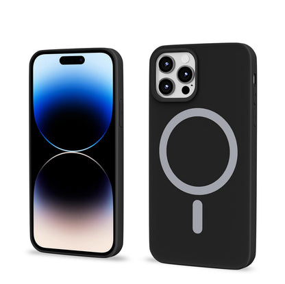 Pikkme iPhone 14 Pro Max Soft Silicone black phone cover