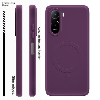 Purple MagSafe phone cover for Redmi A7 Pro/Poco C85x 5G – Pikkme – photo 3