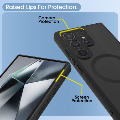 Pikkme Samsung S24 Ultra 5G MagSafe black smoke mag-safe back cover – photo 4