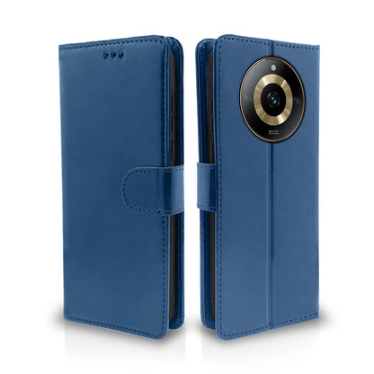 Realme Narzo 60 5G Wallet wallet flip cover in blue by Pikkme