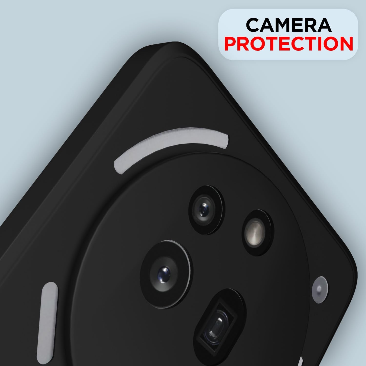 Pikkme black mobile back cover for Nothing Phone 3A Pro – photo 5