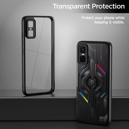 Pikkme Infinix GT 30 Pro 5G Eagle 2 Shockproof Sleek Hybrid Armor Back cover (Black)