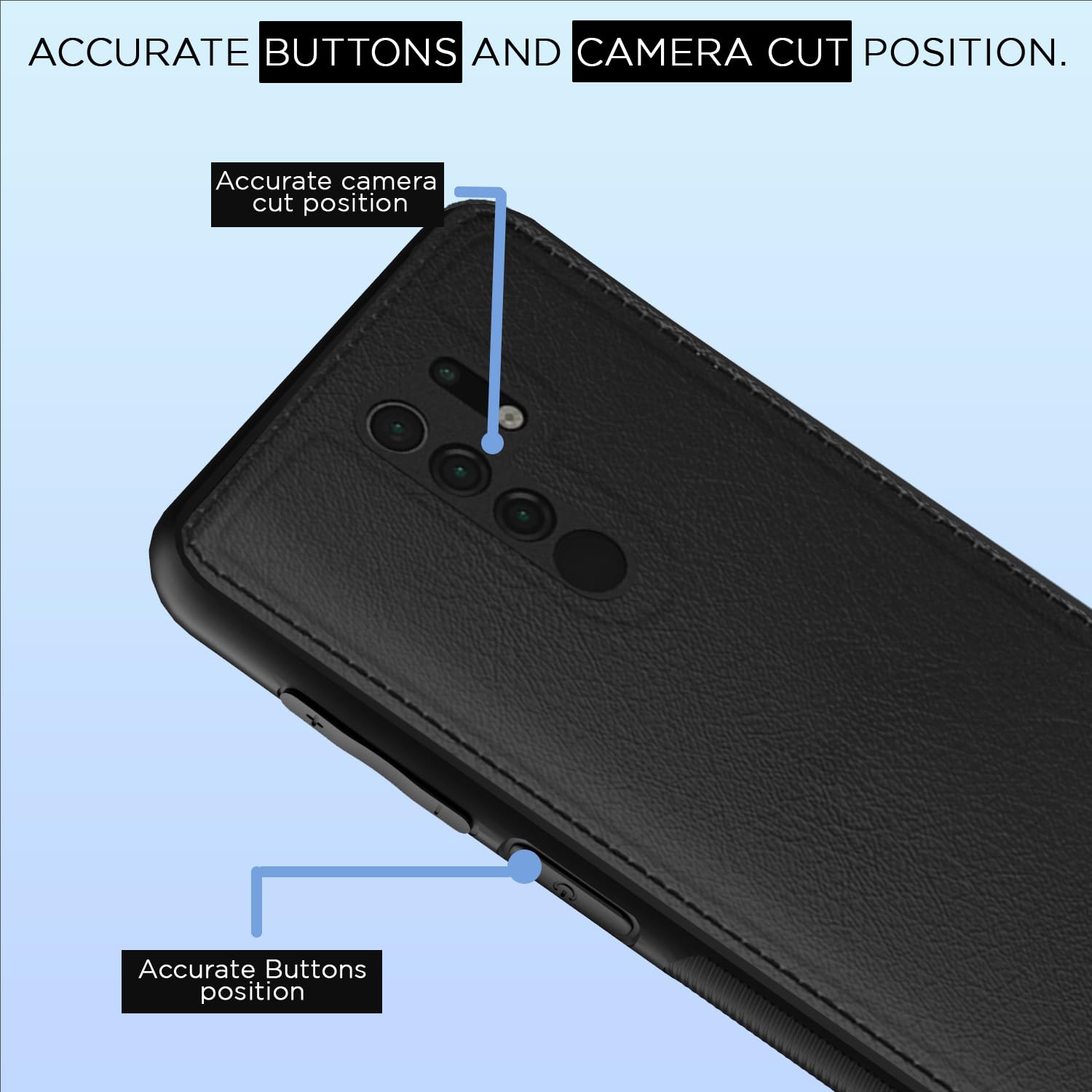Pikkme black mobile cover for Redmi 9 Prime/Poco M2 – photo 6
