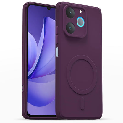 Realme P4 Lite 4G MagSafe mobile cover in purple by Pikkme