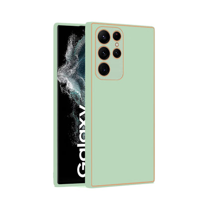 Pikkme green mobile cover for Samsung S22 Ultra 5G