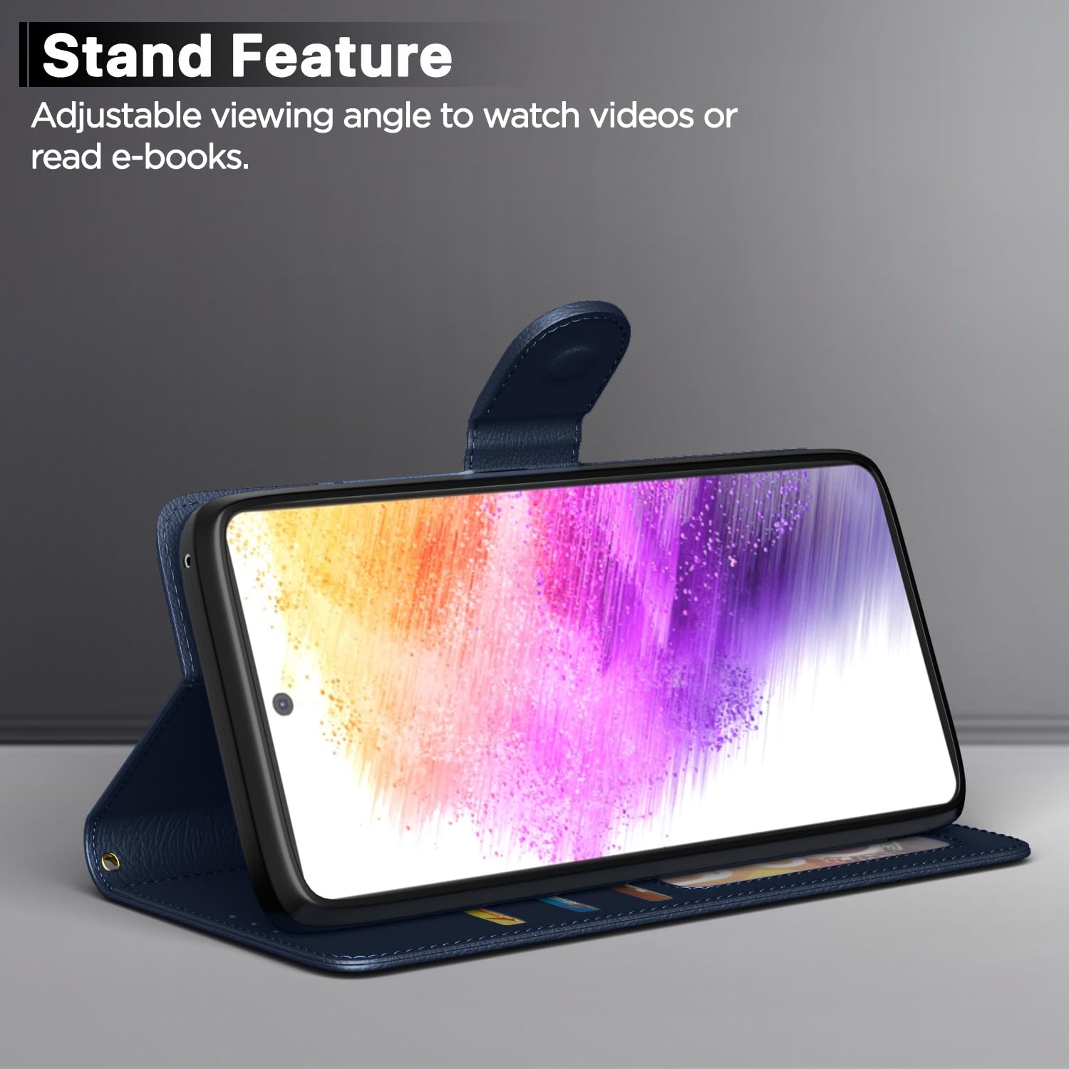 Blue flip case for Samsung A73 5G – Pikkme – photo 3